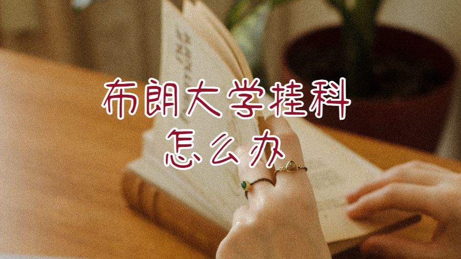 布朗大學掛科了怎么辦