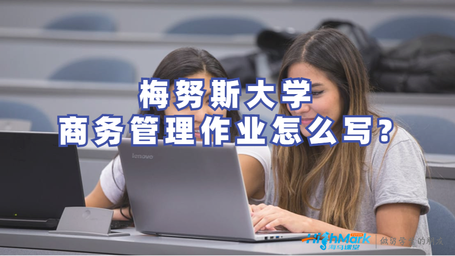 梅努斯大學商務管理作業怎么寫?