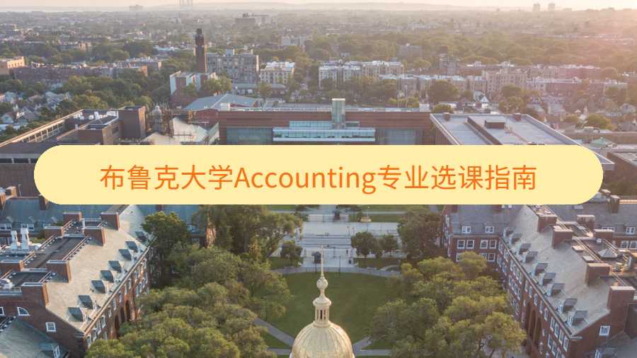 布魯克大學Accounting專業選課指南