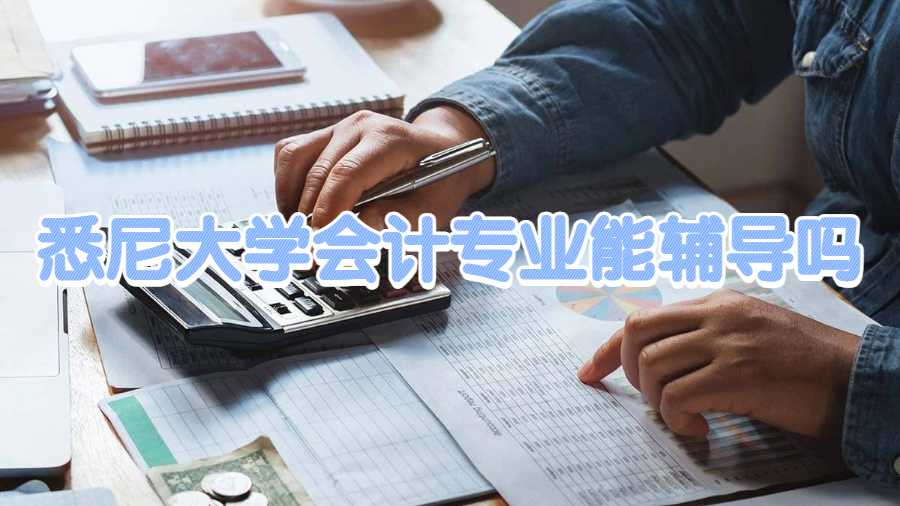 悉尼大學會計專業能輔導嗎