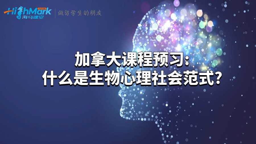 加拿大課程預習:什么是生物心理社會范式?