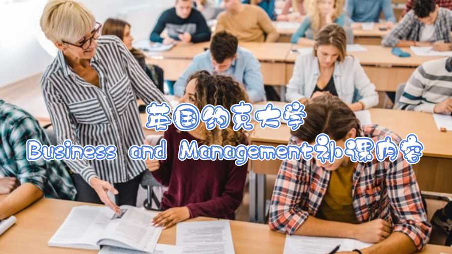 英國約克大學Business and Management補課內容
