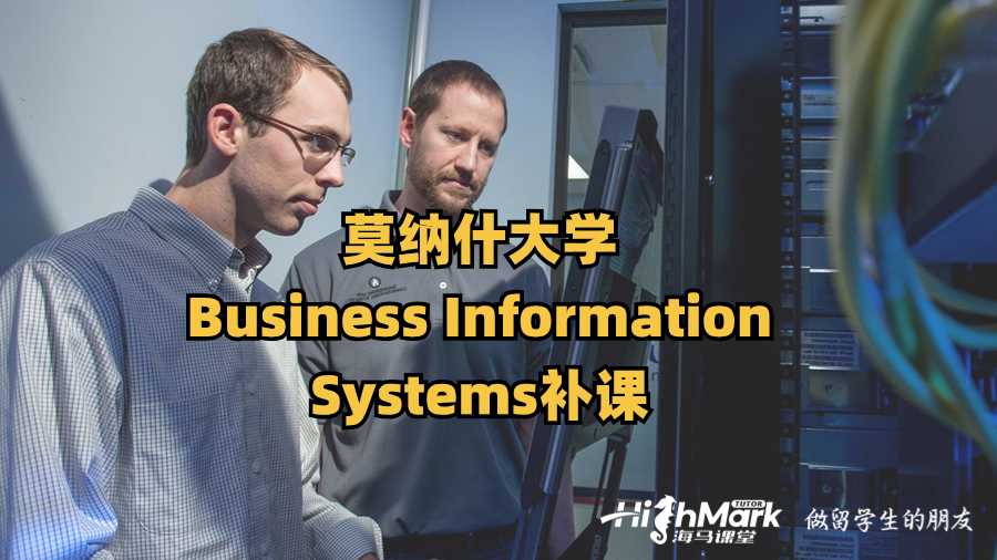 莫納什大學Business Information Systems補課