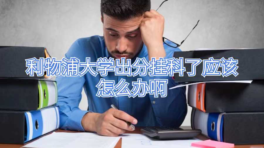 利物浦大學出分掛科了應該怎么辦啊