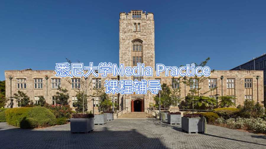 悉尼大學Media Practice課程輔導