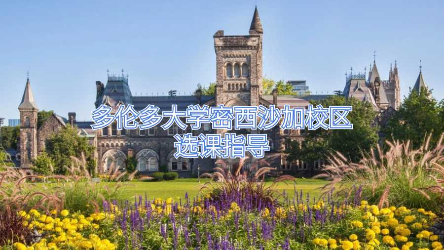 多倫多大學密西沙加校區選課指導