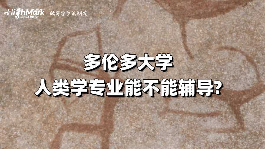 多倫多大學人類學專業能不能輔導?