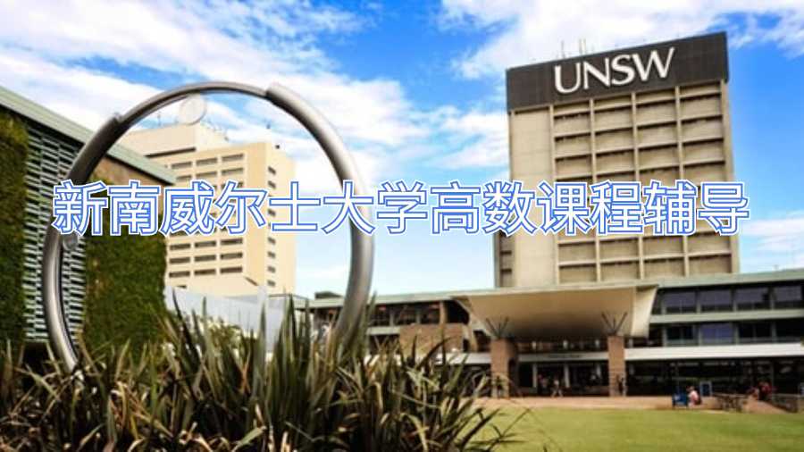 新南威爾士大學高數課程輔導