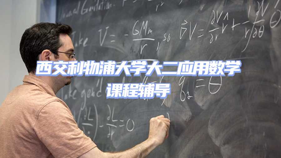 西交利物浦大學大二應用數學課程輔導