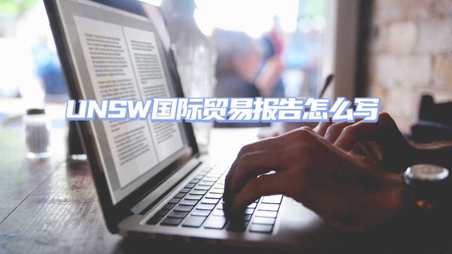 UNSW國際貿易報告怎么寫