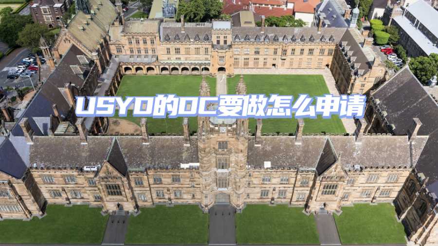 USYD的DC要做怎么申請