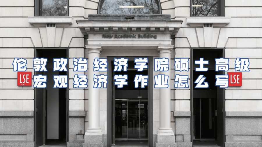 倫敦政治經濟學院碩士高級宏觀經濟學作業怎么寫