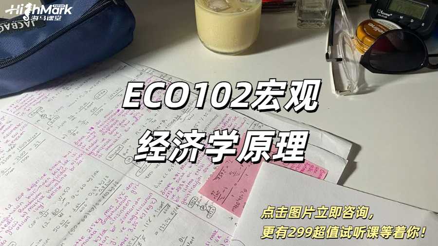 多倫多大學ECO102宏觀經濟學原理課程指南