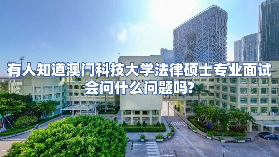 澳門科技大學面試輔導