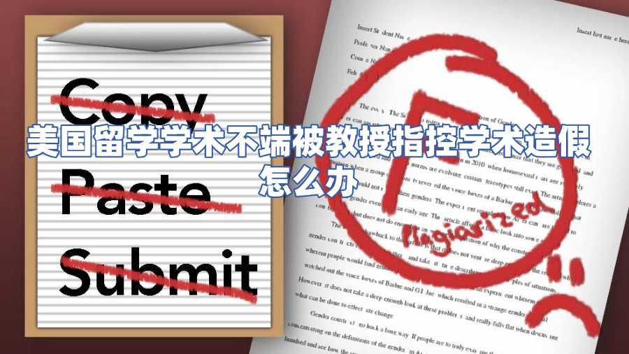 美國留學學術不端被教授指控學術造假怎么辦
