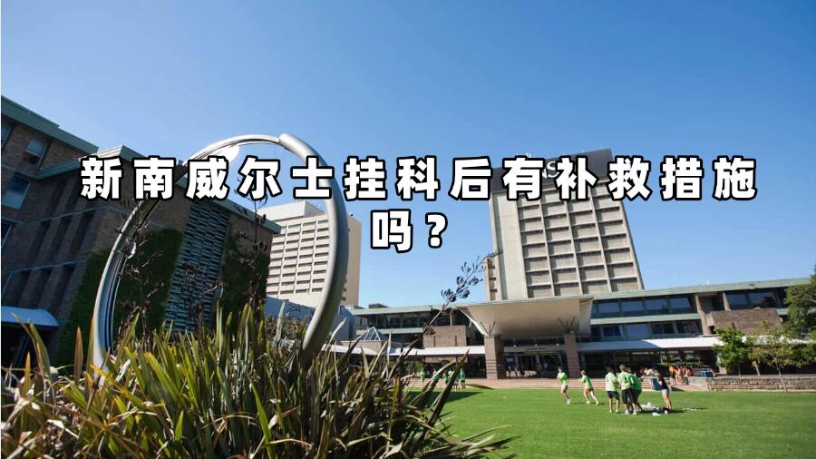 新南威爾士掛科后有補救措施嗎