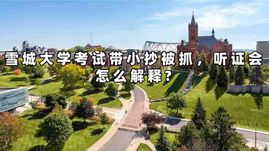 雪城大學(xué)考試帶小抄被抓