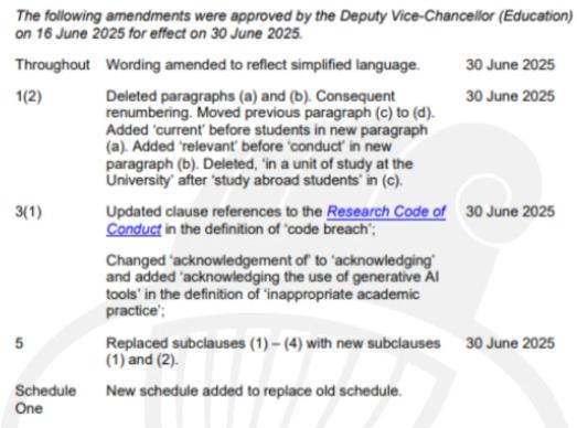 悉尼大學學術不端